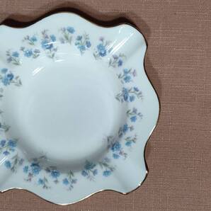 ROYAL ALBERT ロイヤルアルバート Memory Lane メモリーレーン アッシュトレイ プレート 小皿(12.2×12.2×2.5㎝)