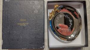 2006年限定　ミキモト　ジュエリートレイ　鳥・リボン・パール　箱入り　中古品