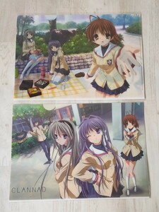 CLANNAD クラナド クリアファイル 2枚セット 光坂高校演劇部 古河渚 藤林杏 藤林椋 坂上智代 岡崎朋也 key