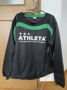 ATHLETA(アスレタ)サッカー&フットサル用　厚手中綿入り冬向け　ピステ上下セット