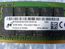 1OBZ // 32GB DDR4 19200 PC4-2400T-RB2 Registered RDIMM 2Rx4 MTA36ASF4G72PZ-2G3D1QI // Dell PowerEdge R430 取外_画像2