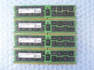 1MAB // 16GB 4枚セット 計64GB DDR4 17000 PC4-2133P-RB0 Registered RDIMM 2Rx4 MTA36ASF2G72PZ-2G1A2IG // Fujitsu BX2560 M1 取外