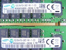 1OEJ // 16GB 8枚セット計128GB DDR4 19200 PC4-2400T-RA1 Registered RDIMM 2Rx4 M393A2G40EB1-CRC0Q // Fujitsu PRIMERGY RX2540 M2 取外_画像4