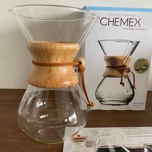 CHEMEX ケメックス フィルタードリップコーヒーメーカー　6カップ用 / ナチュラルフィルター100枚付き