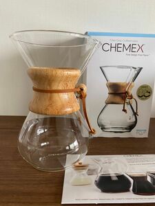 CHEMEX ケメックス フィルタードリップコーヒーメーカー　6カップ用 / ナチュラルフィルター100枚付き