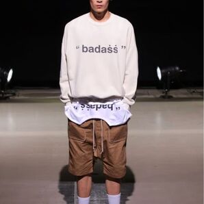 DISCOVERED 17SS ダメージ加工スウェット "badass"