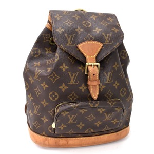 1点限定 ルイヴィトン モンスリMM バックパック M51136 モノグラム ブラウン LOUIS VUITTON Montsouris MM