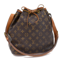 1点限定 ルイヴィトン プチノエ ショルダーバッグ ドローストリング 巾着 M42226 モノグラム LOUIS VUITTON Petit Noe_画像1