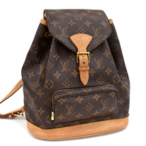 1点限定 ルイヴィトン モンスリMM バックパック M51136 モノグラム ブラウン LOUIS VUITTON Montsouris MM_画像1