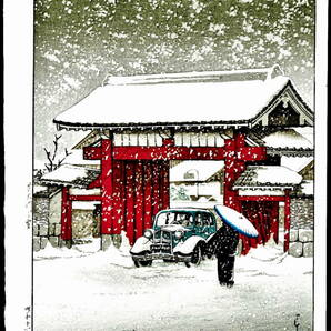 ◆◇川瀬巴水　No120　版画　「雪景色」　 (５０作品)　　 CD版 ◇◆