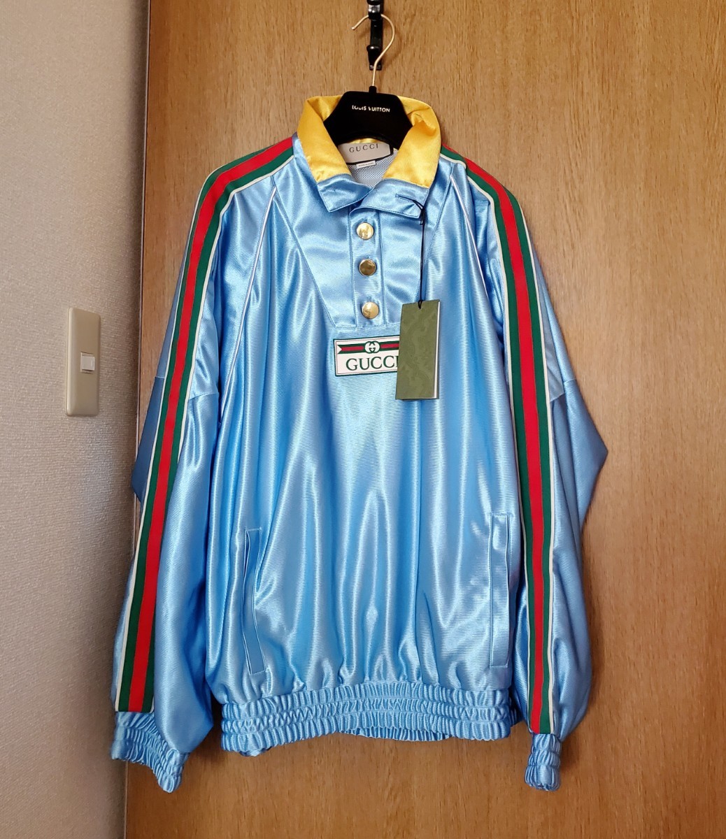 タグ付き美品】パーカー 文字ロゴプリント GUCCI サイズXS グレー