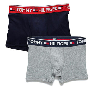  boxer shorts Tommy Hilfiger trunks 2 pieces set 09T3508 2PK black / ash 099 MULTI M size / free shipping 