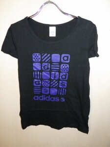 z1194adidas★アディダス★NEO★ネオ★プリントTシャツ★黒色★サイズL★激安★人気★送料格安