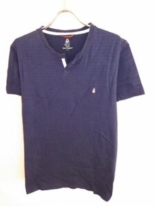 z1333HushPuppies★ハッシュパピー★ボーダー柄Tシャツ★サイズM★紺色★人気★送料格安