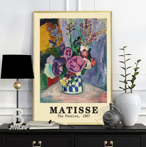 即決★ アンリ・マティス Matisse ミッドセンチュリー プリント キャンバスアートポスター 50×70cm インテリア 海外製 枠なし C_画像1