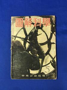 CF475m●図解科学 昭和19年5月号 中央公論社版 雷撃機/化学と兵器/原子アンテナ/1944年/戦前