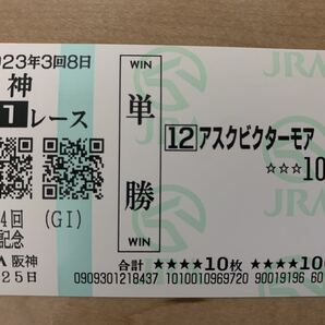 アスクビクターモア 宝塚記念2023年 単勝 現地馬券 JRA 競馬