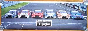  poster 2019 year super GT 500 crust yota Lexus LS500 LEXUS Racing all vehicle set unused 