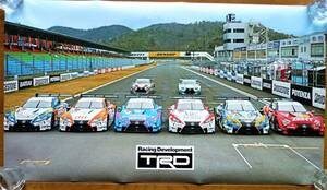  poster 2017 year super GT 500 crust yota Lexus LS500 300 Class RC F LEXUS Racing all vehicle set unused 