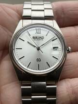 レア 日本未発売 セイコー SEIKO SQクォーツ 5Y22-6000 新品電池 メンズ腕時計 ★サイクロップレンズ ★入手困難 ★美品 エア◯ング好きに_画像1