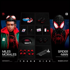 Young rich toys 1/6 mile zmo RaRe s Spider bar sInto the Spider-Verse : Miles Morales sp-002 1/6 scale figure 