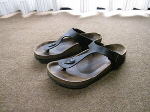 Birkenstock Birkenstock Sandal Black 38/24,5 см. Сделано в Германии.