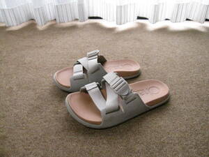 CHACO chaco light weight Raver sandals gray M7/25cm USED camp outdoor 