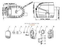 24V 750GPH 小型 水中ポンプ 47L/分 排水 くみ上げ 保証有り　A_画像5