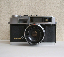 シャッター切れる◎ヤシカ ミニスター YASHINON 1:2.8　f=4.5cm　フィルムカメラ 昭和レトロ YASHICA MINISTER　札幌市 豊平区_画像1