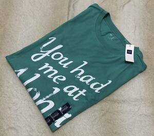 新品★GAP★ギャップ ポケット付き 半袖 Tシャツ XL 緑系 aloha 113400