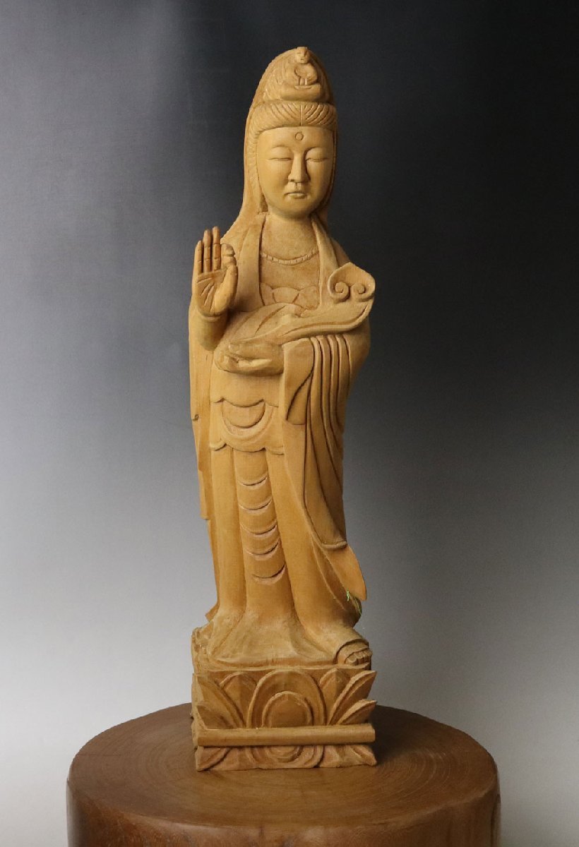 人気デザイナー 骨董品 仏像 一刀彫 6/22までセール‼️ 置物