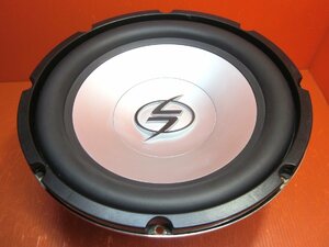 T】LIGHTNING AUDIO Straike サブウーファー S4.12.4 シングルボイスコイル 4Ω 12インチ 傷汚れあり 簡易音出し確認済み 中古品