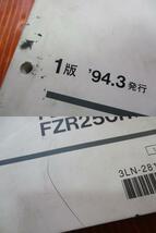 S】YAMAHA ヤマハ FZR250R 3LN1/3/5/6/7 パーツリスト 整備書 当時物 ※経年による汚れ等有 中古品_画像7