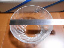 洋食器　ガラス　S-6920　中鉢中皿セット　昭和レトロ　冷たい麺類などに　長期保管品_画像4