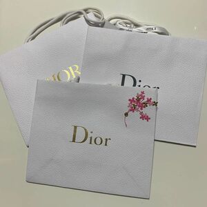 Diorショップ袋3枚セット