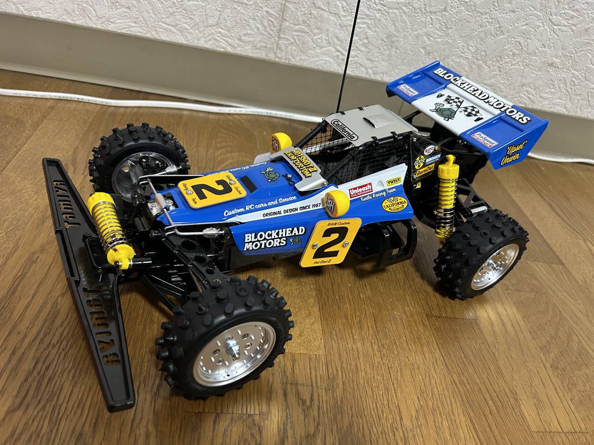 タミヤ RC ホットショット2 BLOCKHEAD MOTORS 組み立て済み！未走行