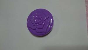* stylish rose. design * purple rose ❤ vermilion inkpad! new goods unused * postage 140 jpy ~