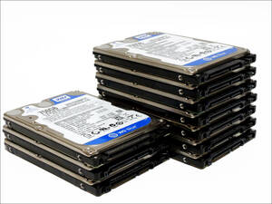 WD 2.5インチHDD WD7500BPVT 750GB SATA 10個セット #11203