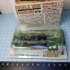 タカラ 1/144スケール　ワールドタンクミュージアム第6弾 レオパルド2 A4 NATO迷彩