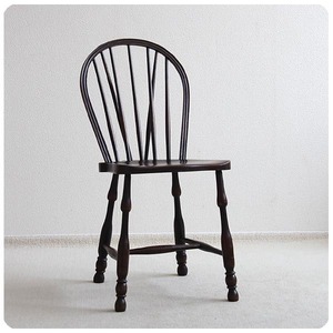  England antique kitchen chair wooden chair wing The - furniture [ stick back chair ]V-436