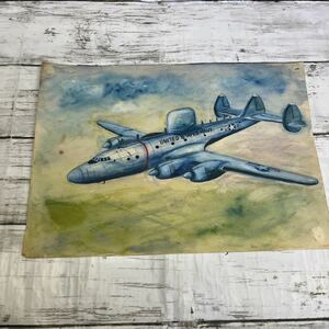 L032 プラモデル　製図　昭和中期　原画　今井　希少　戦闘機　飛行機
