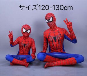 スパイダーマン コスプレ 伸縮性 通気性 弾力性 コスチュームM