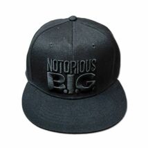 Notorious B.I.G. スナップバックキャップ ノトーリアスB.I.G. Logo BLACK_画像1