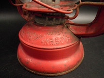 WINGED WHEEL No.500 日本製 レッド 赤 ハリケーンランタン 灯油 ランプオイル 別所ランプ アウトドア 照明器具_画像7