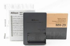 送料無料！Nikon 純正バッテリーチャージャー MH-29 付属品・元箱付 ＃23062104