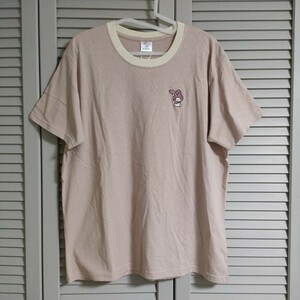 サンリオ マイメロディ 刺繍入り 半袖 Tシャツ ピンク レディース 大きいサイズ 3Lサイズ