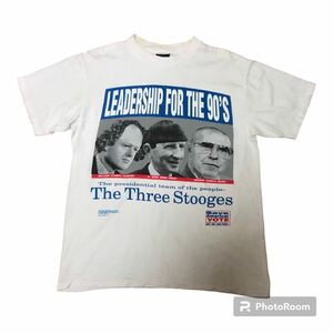 90s USA製 The Three Stooges プリント Tシャツ L