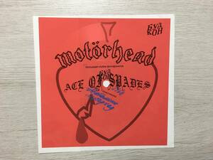 MOTORHEAD ACE OF SPADES FLEXI DISC ポーランド盤　赤