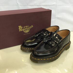 【COMME des GARCONS コムデギャルソン】15169001 ×Dr.Martens ADRIAN ドクターマーチン エイドリアン UK6 ブラック レザー 2306oki