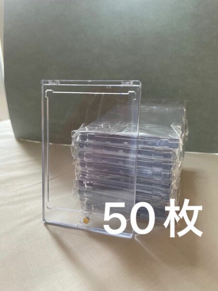 【P25】50個 トレーディングカード　マグネットローダー　遊戯王　ポケカ ワンピース